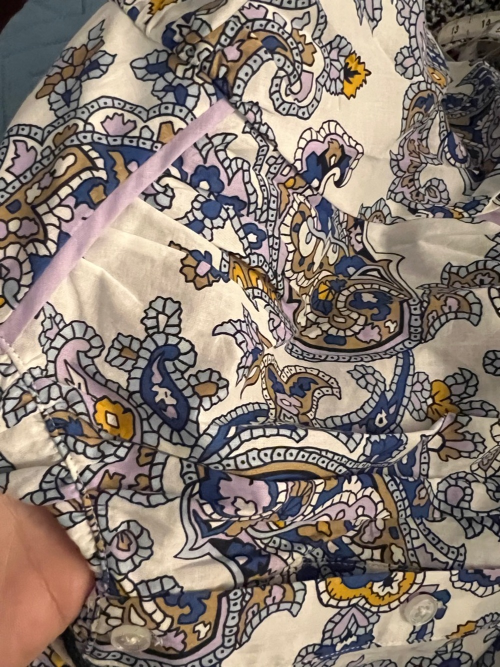 ME+EM Cotton Paisley Print Midi Dress,US4 - Picture 16 of 16